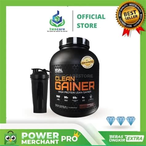 Mass Gainer Rival Nutrition Clean Gainer Lbs High Protein Lean Gain