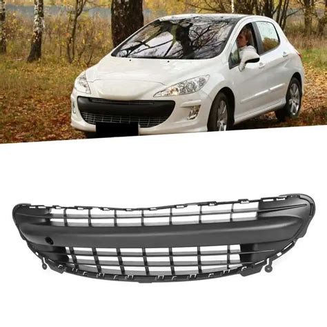 Front Bumper Center Grill Vehicle Modification 7414qa Fit For Peugeot