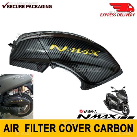 YAMAHA NMAX V1 AIR FILTER COVER Carbon With NMAX Logo Plug And Play