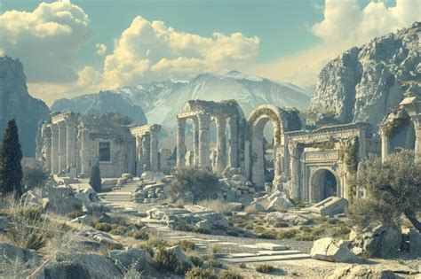 Premium Photo Majestic Ancient Ruins