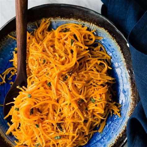 Butternut Squash Noodles with Sage Butter - Our Salty Kitchen