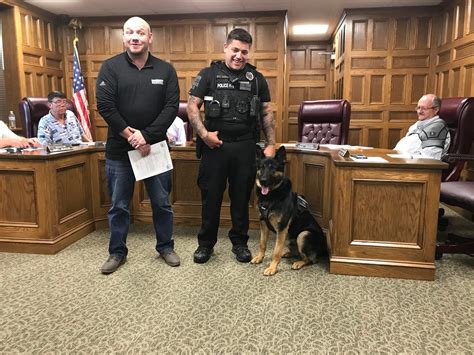 K9 Duke Sworn In To Bradford Police Dept Wesb B107 5 Fm 1490 Am