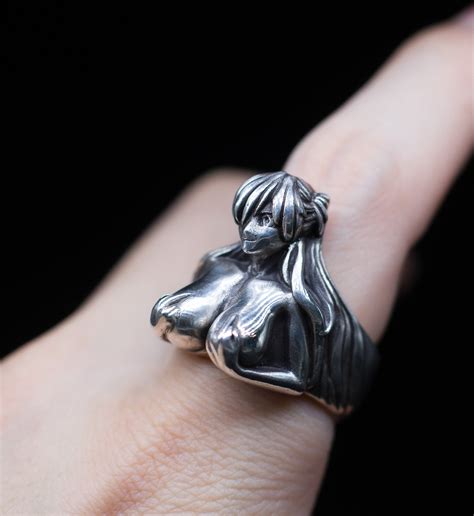 Sailor Moon Fuck Off Ring Rude Jewelry Middle Finger Handmade Etsy