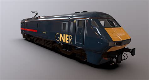 Class 91 Power Unit GNER Livery - DownloadFree3D.com