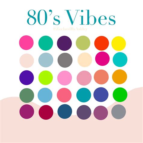 The Cover Of 80s Vibes With Colorful Circles In Different Colors And