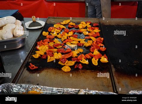 Italian Panini With Chips In Florence Stock Photo Alamy