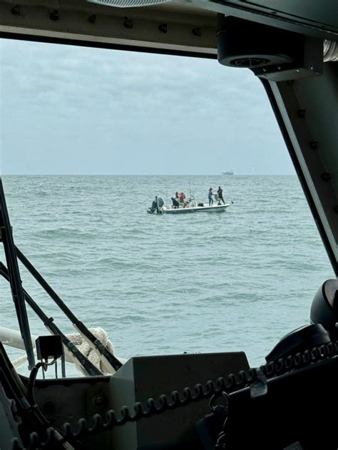 Coast Guard Rescues 6 Boaters Near Freeport Texas United States