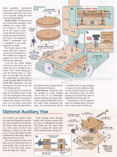 DIY Milling Machine • WoodArchivist