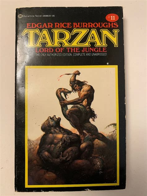 Vintage Tarzan Edgar Rice Burroughs Vintage Ballantine Paperback Set Of 10 Etsy