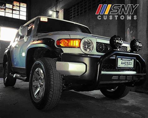 FJ Cruiser Nudge Bar Bullbar Original Mcc Brand TRD Style With Foglamp