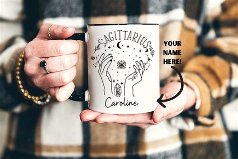 Custom Zodiac Sign Mug Oz Personalized Astrology Gift Personalized