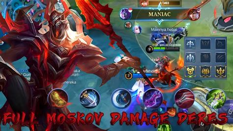 Item Build Moskov Tersakit Auto Musuh Surend Dapet Maniac Juga Guys