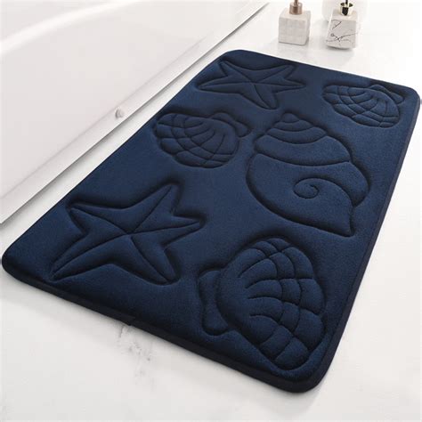 Naxoaeo Clearance Coastal Bathroom Rugs Non Beach Theme Quick Dry Bath