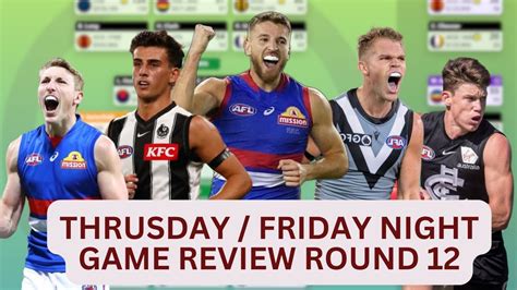 Thursday Friday Night Game Reviews Round Afl Supercoach