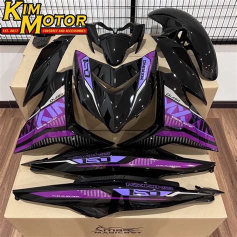 Coverset Y V V Original Velozi Metallic Black Mxking Purple Black