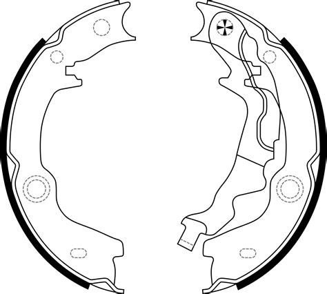 BRAKE SHOE SB BS11015