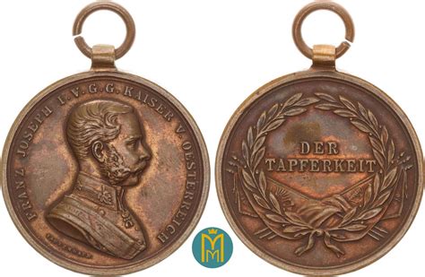 Haus Habsburg Bronzemedaille Franz Joseph I 1848 1916 VF MA Shops