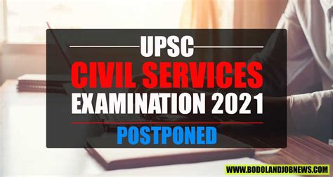 Upsc Civil Services Preliminary Examination 2021 Postponed To 10