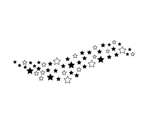 A Wave Of Stars Svg Pdf Stars Svg Sparkle Star Svg