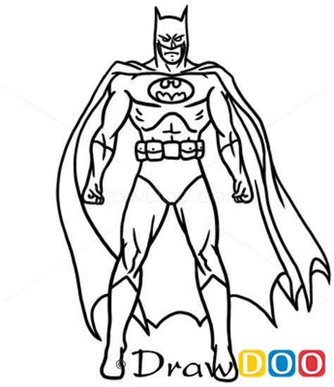 How To Draw Batman Cartoon Characters