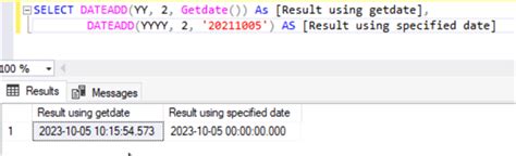 Dateadd Sql Function To Add And Subtract Dates And Times