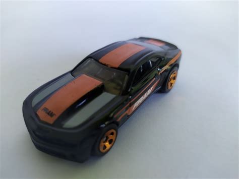 Hot Wheels Copo Camaro Negro Naranja Mercado Libre