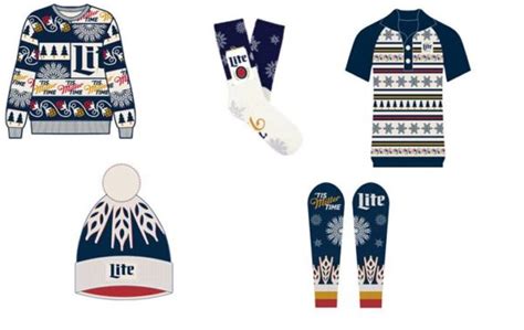 Miller Lite Beer Returns Ugly Holiday Sweater Line American Craft Beer