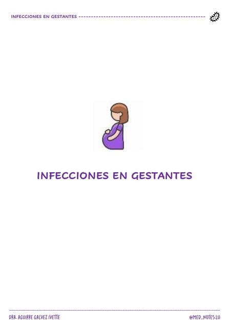 Infecciones En Gestantes Med Notes Lu Udocz