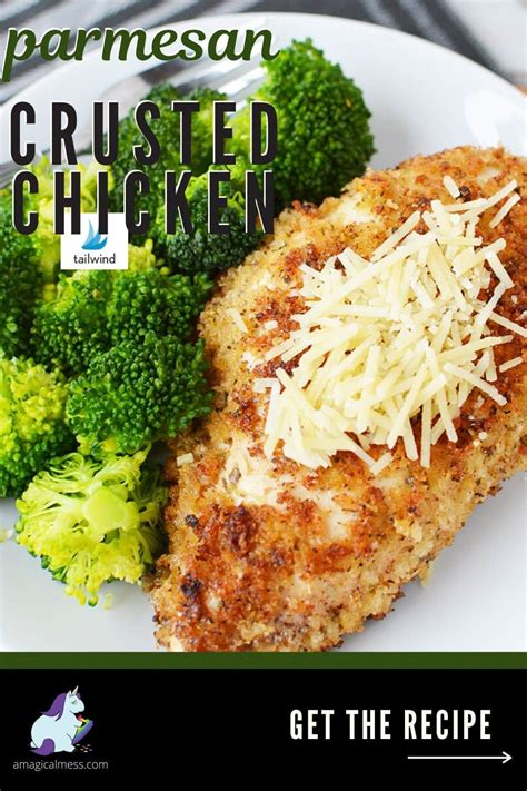 Easy Parmesan Crusted Chicken Recipe Juicy And Crispy