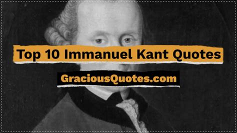 Top 10 Immanuel Kant Quotes Gracious Quotes YouTube