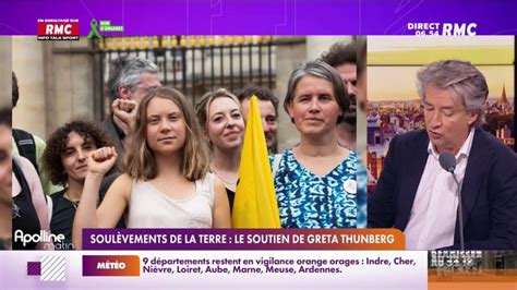 Greta Thunberg Apporte Son Soutien Au Collectif Des Soul Vements De La