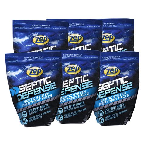 Zep 12 Oz Septic System Treatment Powder Packet Zstp6 The Home Depot