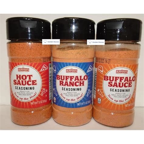 Buy Burman S The Perfect Finish Hot Seasoning Hot Sauce Buffalo Ranch Buffalo Sauce Oz