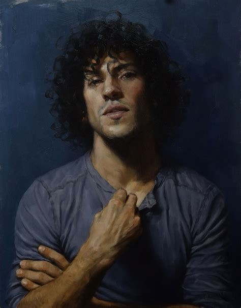 Male Figurative Painting By Alessandro Tomassetti