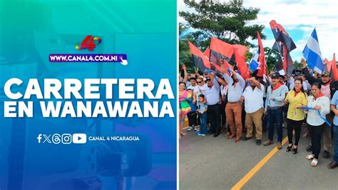 Mti Inaugura Kil Metros De Carretera En Wanawana San Pedro Del