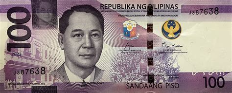 Philippines New 100 Peso Note B1098a Confirmed Banknotenews