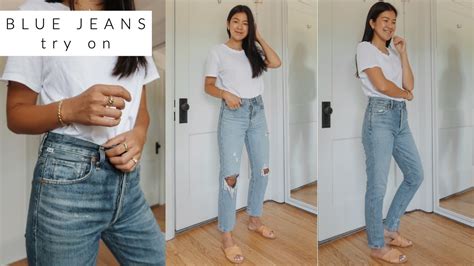 Best Denim Trying On 21 Pairs Of Jeans Styling Them Youtube