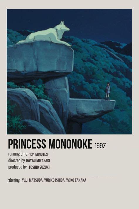 Princess Mononoke Japanese Poster