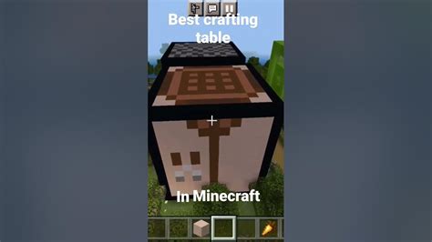 How To Make Crafting Table In Minecraft Youtube