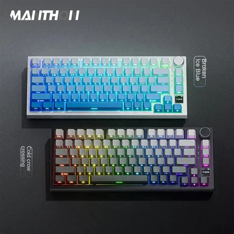 AJAZZ AK820 Wired Mechanical Keyboard Single Mode RGB 81 Keys Hot Swap