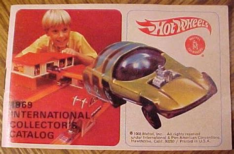 ORIGINAL 1969 Mattel Hot Wheels International Collector S Catalog VG Complete Thin Version