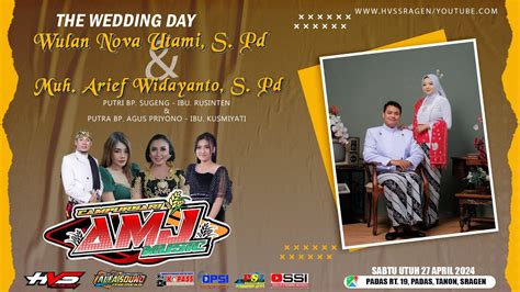 Live Stream Wedding Wulan Arief Campursari Amj Music Alfa Audio