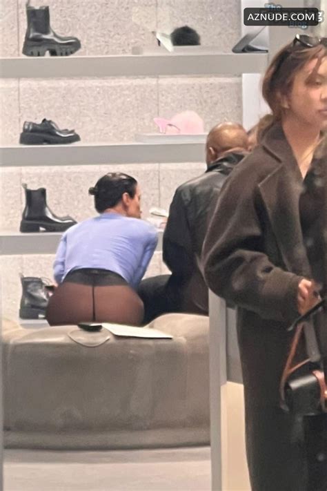 Bianca Censori Sexy Seen Flaunting Her Nude Body In Paris Fashion Week Event AZNude