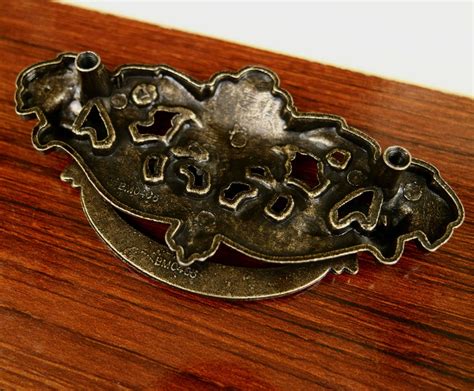 Antique Bronze Drop Bail Cabinet Pull Handle Drawer Bail Etsy