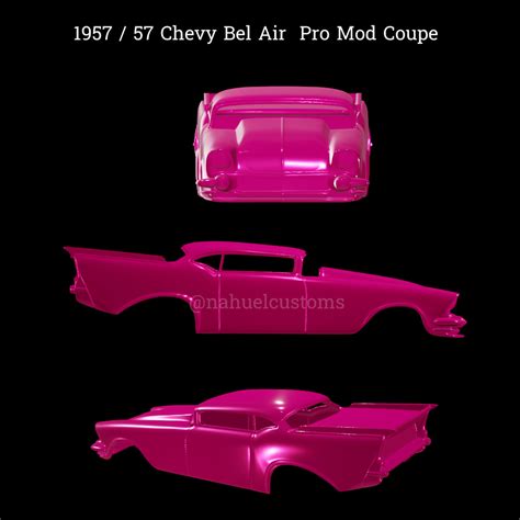 Stl File 1957 57 Chevy Bel Air Pro Mod Coupe 🚙・3d Print Design To Download・cults