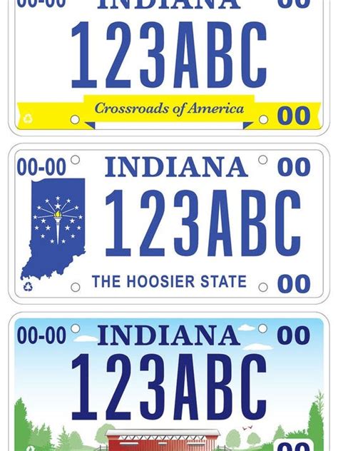 Indianas New License Plate Design Up For A Vote