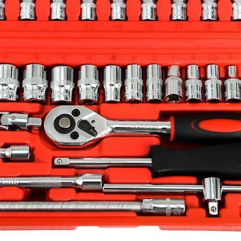 Pcs Set Drive Socket Spanner Wrench Set Metric Extension Bar