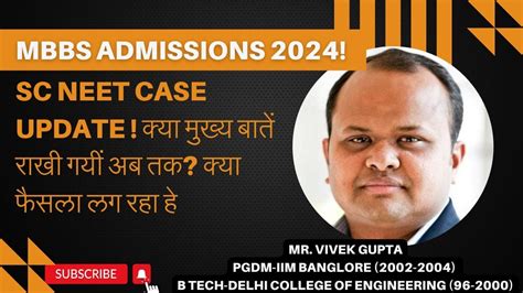 Mbbs Admissions Sc Neet Case Update