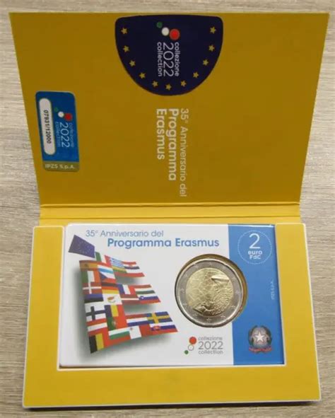 2 EURO ITALIA 2022 Erasmus In Originale Coincard EUR 2 50 PicClick IT