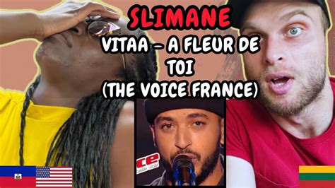 Reaction To Slimane A Fleur De Toi By Vitaa Live On The Voice